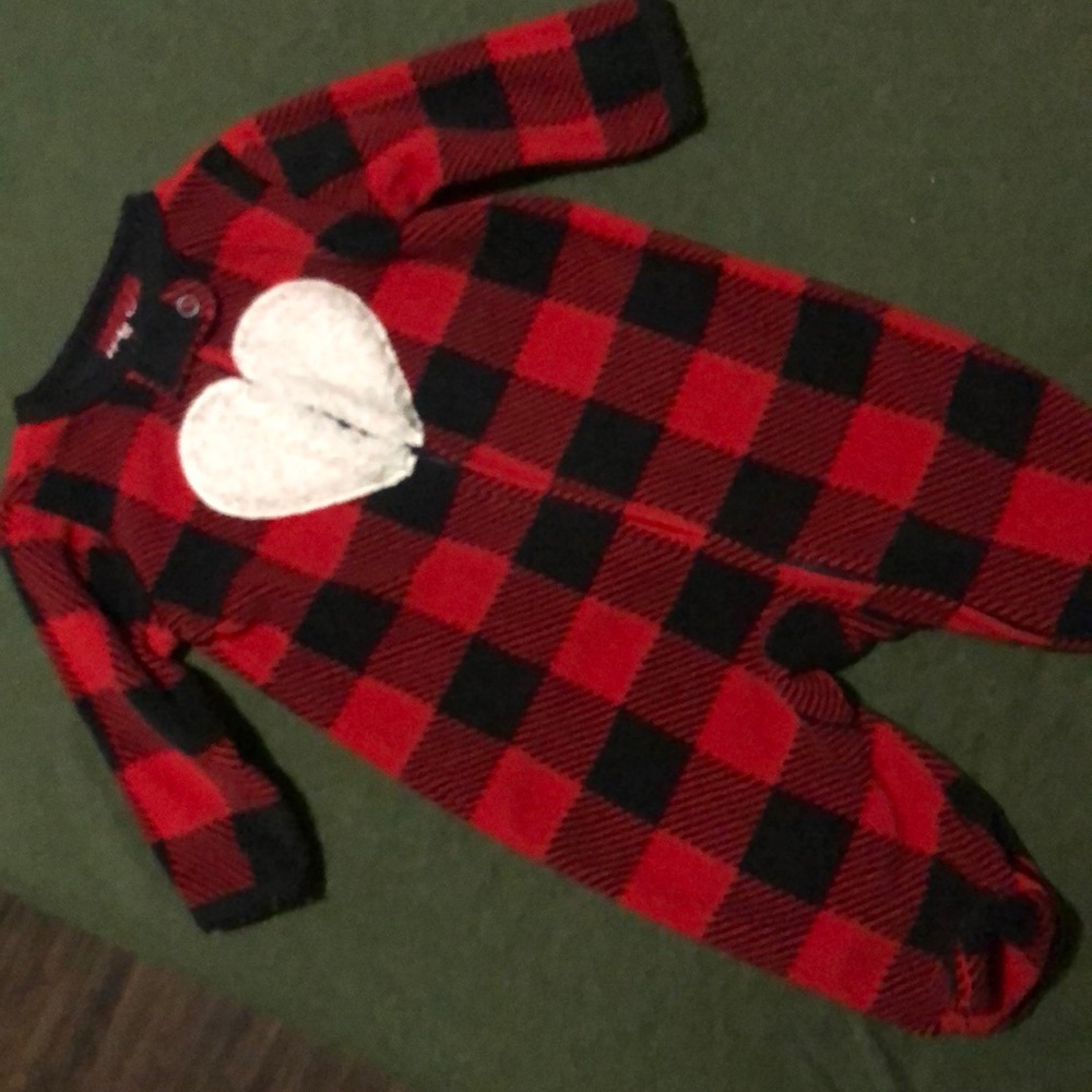 Footed pajamas girl